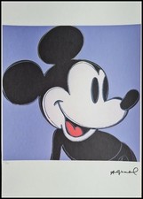 Andy Warhol * Mickey Mouse * 50 x 35 cm * signed lithograph * limited # xx/125
