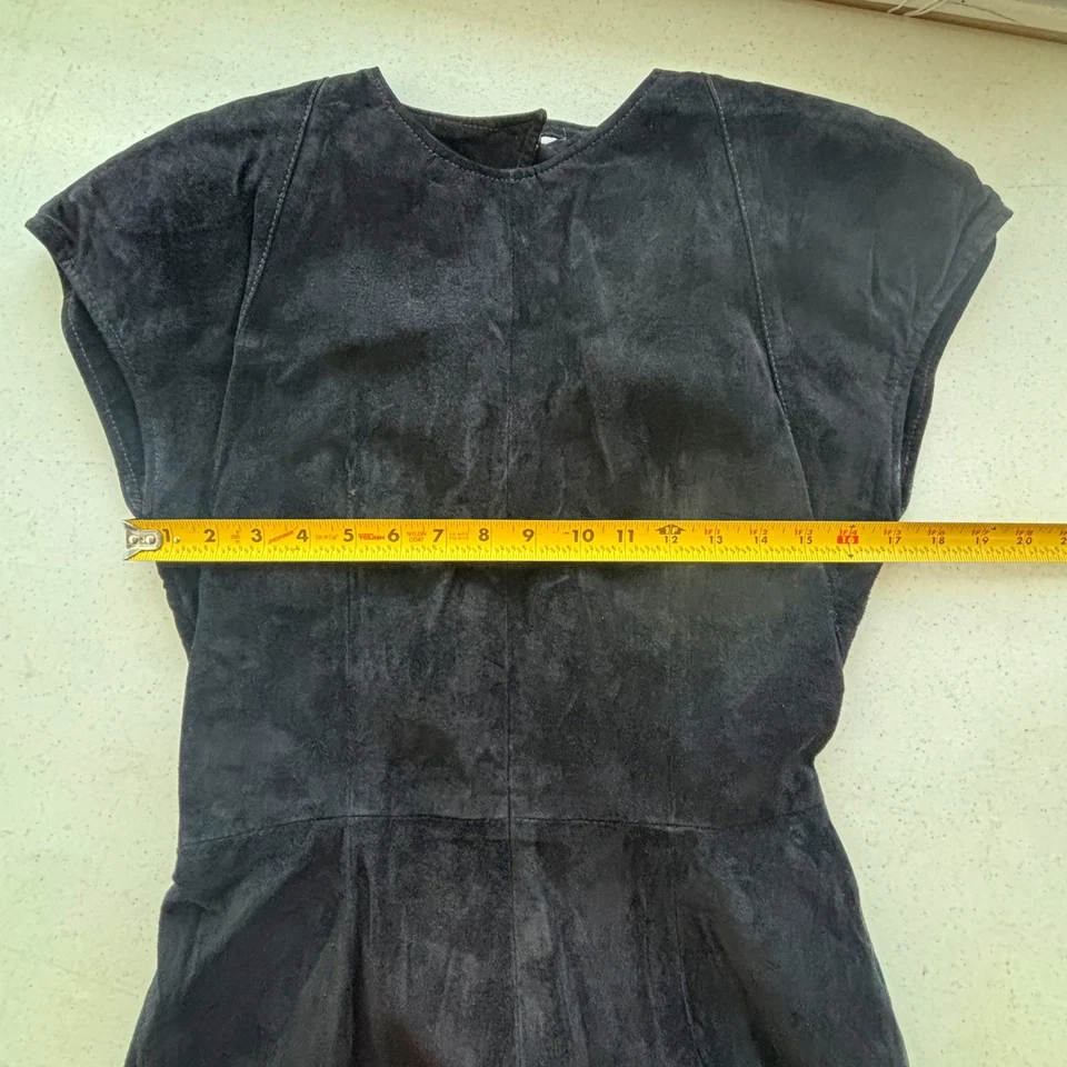 Vestido de gamuza Morgan Taylor para mujer discoteca cóctel rave Y2K gótico Cyber grunge Foto 3 de 4