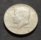 1966‑D Kennedy Half Dollar • 40% Silver • Circulated • X24