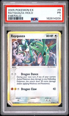 2005 POKEMON EX EMERALD #9 RAYQUAZA-HOLO PSA 1 | eBay