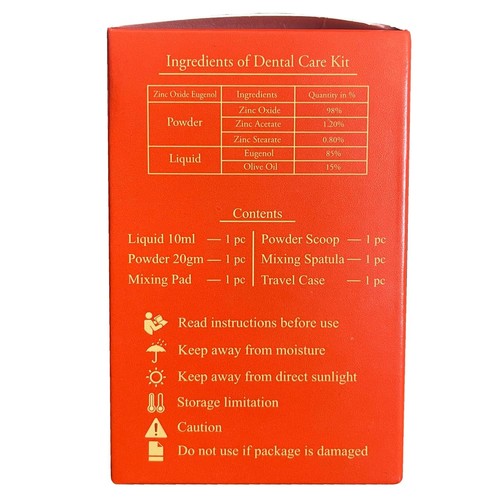Comprehensive Dental Care Kit for Temporary Repairs - Zinc Oxide Eugenol Based - 第 5/9 張圖片