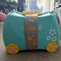 Trunki Una Unicorn Ride-On Suitcase Teal Hard Plastic Small Cabin 2 Wheels