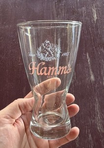 Hamm's Beer Glass - Breweriana Theme Barware Collectible