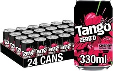 Cherry Soda - Tango Sugar Free 330ml Cans - 24 Pack Refreshing Drink