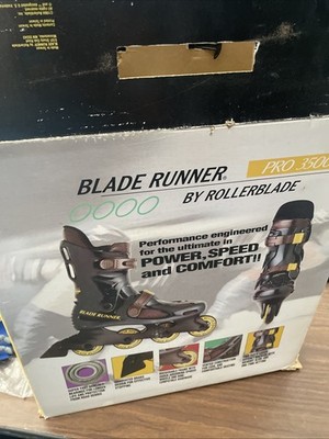 90s Y2K Vintage Blade Runner 3500 Pro Inline Skates Unisex Size 11 Rollerblades