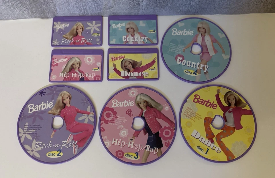 Barbie Dance with Me Talking Boombox 1998 Juego Completo Foto 4 de 4