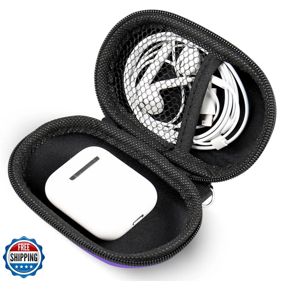 Earbud Case Holder, RISETECH Hard Shell Earphone Case Wired Headp - Image 2 of 4