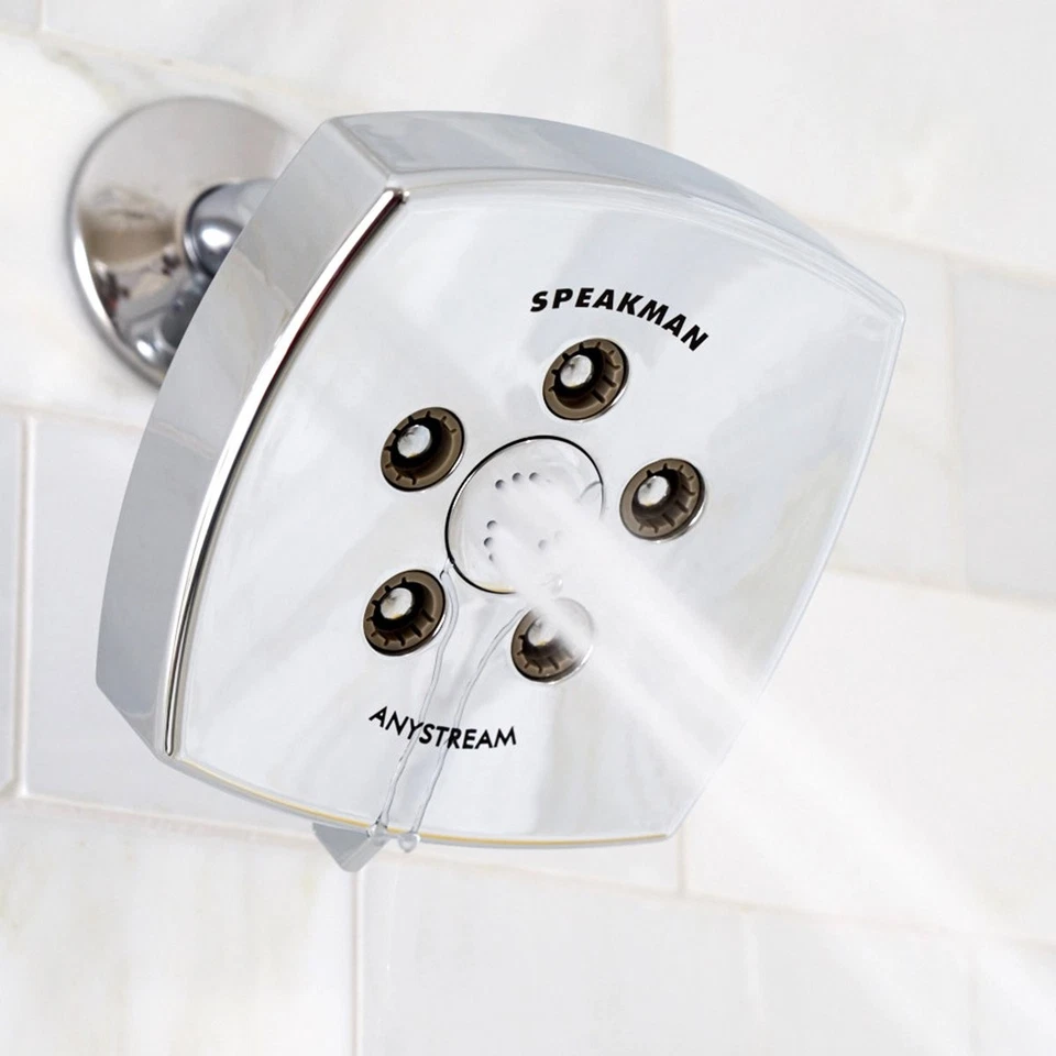 Tiber S-3023 2.5 gpm Multi-Function Shower Head, Polished Chrome - Image 3 of 4