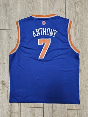 NEW YORK KNICKS JERSEY 2013 ANTHONY JERSEY BLUE BASKETBALL SHIRT