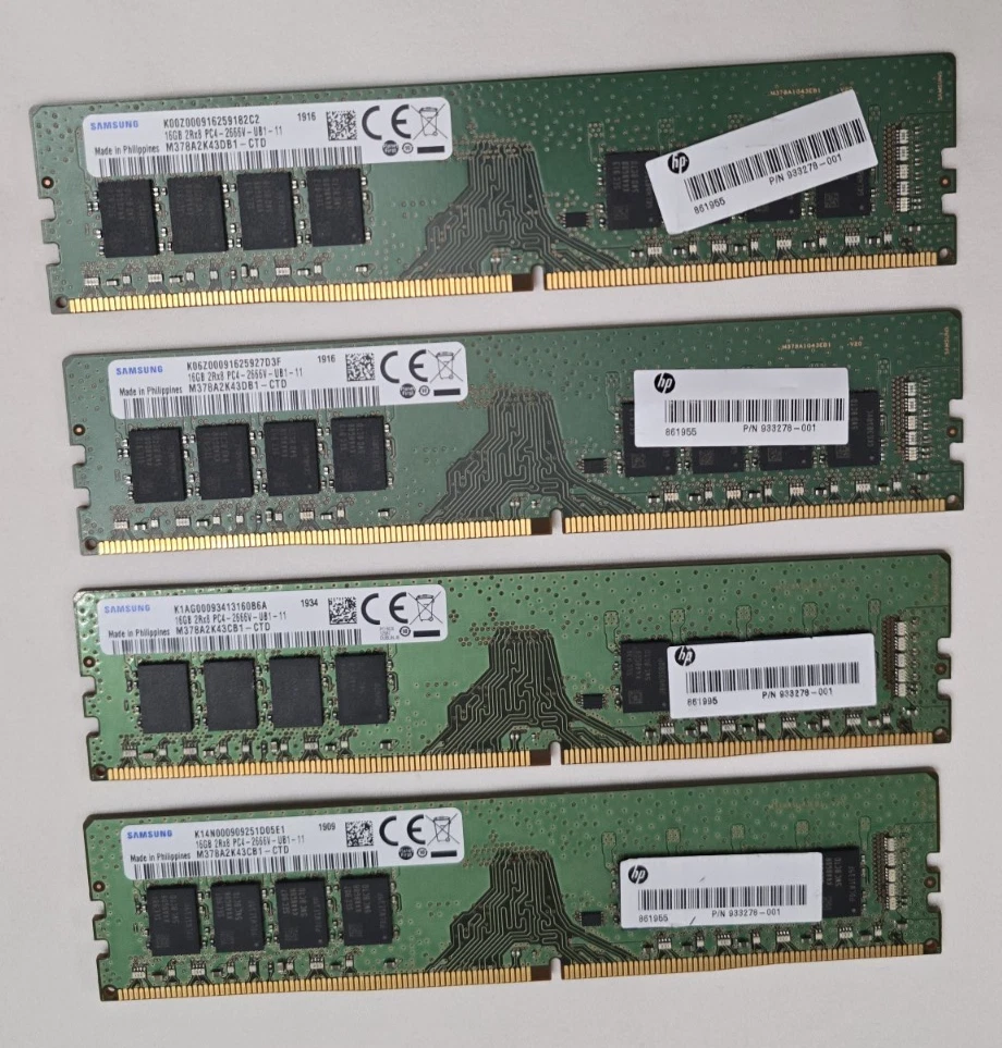 Samsung DDR4 SDRAM 64 GB Total Capacity Memory (RAM) for sale | eBay