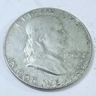 1962-D Franklin Half Dollar 90% Silver - Circulated Coin #7571