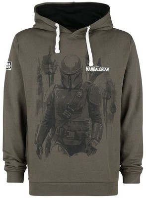 Star Wars Kapuzenpullover Herren The Mandalorian - Bounty Hunter Khaki