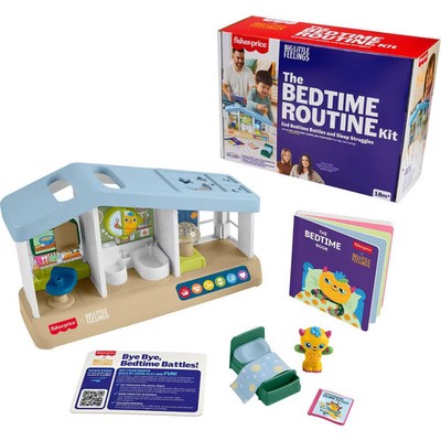 Fisher-Price Big Little Feelings Bedtime Routine Kit: Set of Toys & Tips