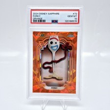 2024 Disney Topps Chrome Sapphire Forky #72 PSA 10 Toy Story Orange /25 