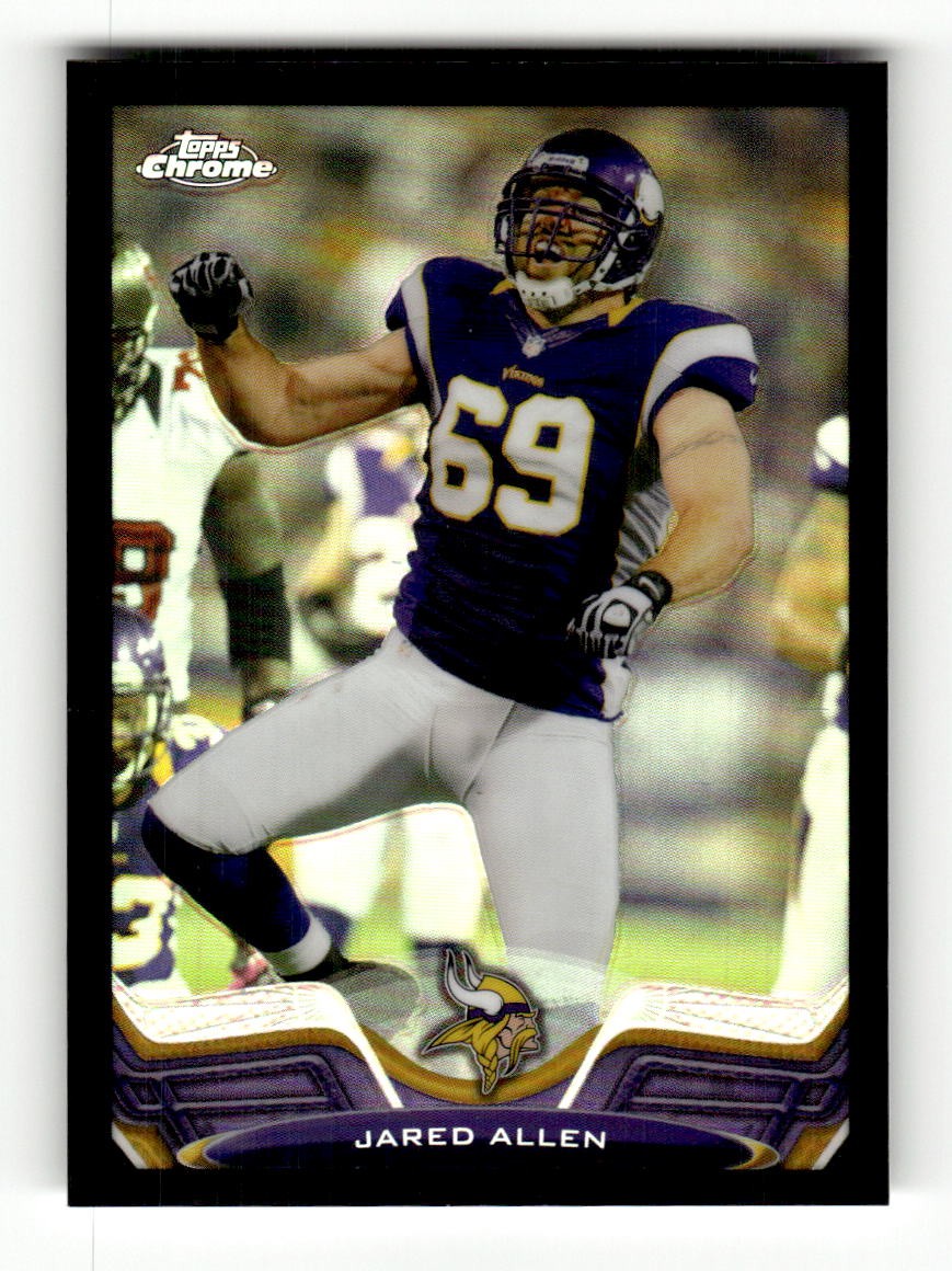 2013 Topps Chrome Jared Allen Black Refractors #/299 #58