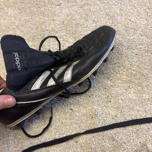 Scarpe da calcio Adidas Kaiser 5 coppe UK 10 borchie modellate in pelle - Foto 8 di 8