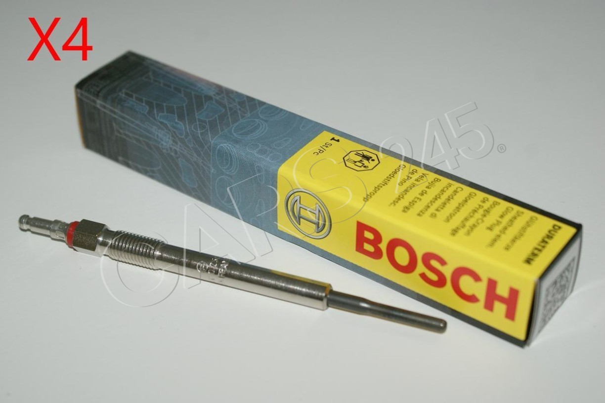 4 x BOSCH Duraterm Glow Plug SET AUDI CHRYSLER MITSUBISHI 4 Cylinder I4 Diesel