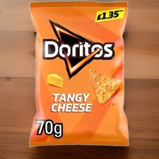 Doritos Tangy Cheese Tortilla Chips 18 X 70g Crisps Snacks Nachos Cheapest Ebay