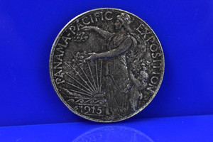 1915 Silver Panama Pacific Exposition Commemorative Half Dollar 50c