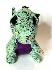 NEW Ty Beanie Boos 9” CINDER the Green Dragon Stuffed Animal Medium Plush