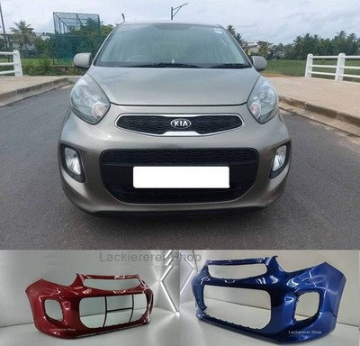 STOßSTANGE VORNE LACKIERT IN WUNSCHFARBE NEU für Kia Picanto 2015-2017 5-Türer
