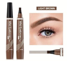 4 Tip Waterproof Eyebrow Pen Microblading Liquid Brow Pencil 5 Colors