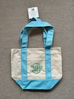 Trader Joe's Pastel Mini Tote Bags - Sky Blue Super Cute
