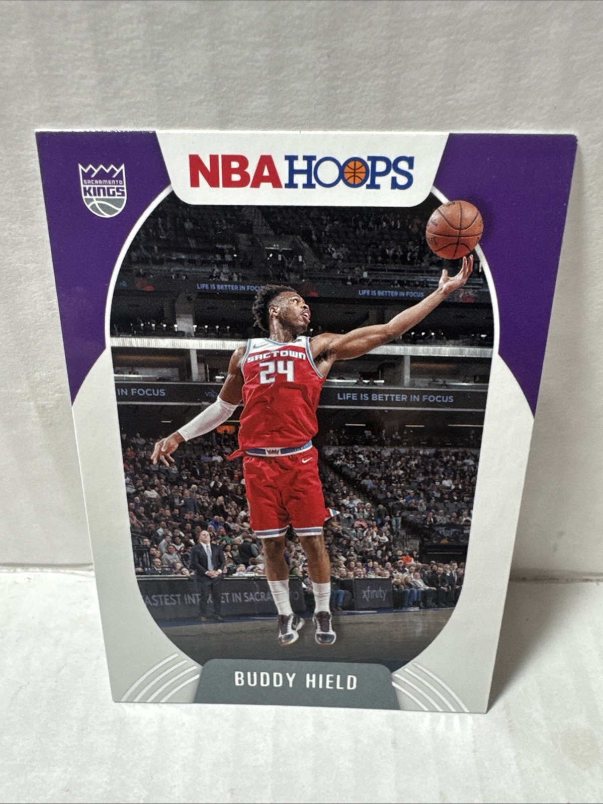 2020-21 Panini NBA Hoops Buddy Hield /75 Red #13 Kings