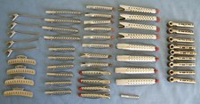 Vintage Lot of 49 Assorted Aluminum Metal Hair Perm Rod Curlers  Clips