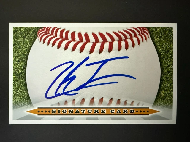 Zack Thompson, Cardinals (2022 Debut) SIGNIERTE 3x5 Karteikarte (HS)