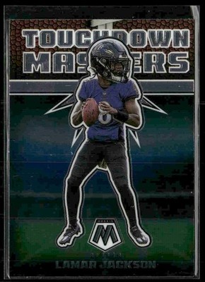 2022 Panini Mosaic #TD-10 Lamar Jackson Touchdown Masters