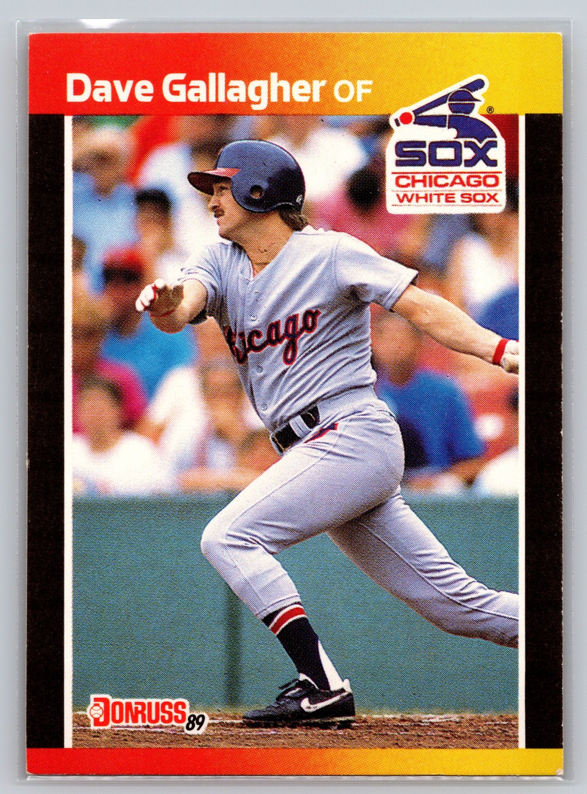 1989 Donruss #384 Dave Gallagher Chicago White Sox Outfielder Baseball