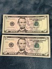 2 $5 star notes in sequential order from 2013 — photo 1
