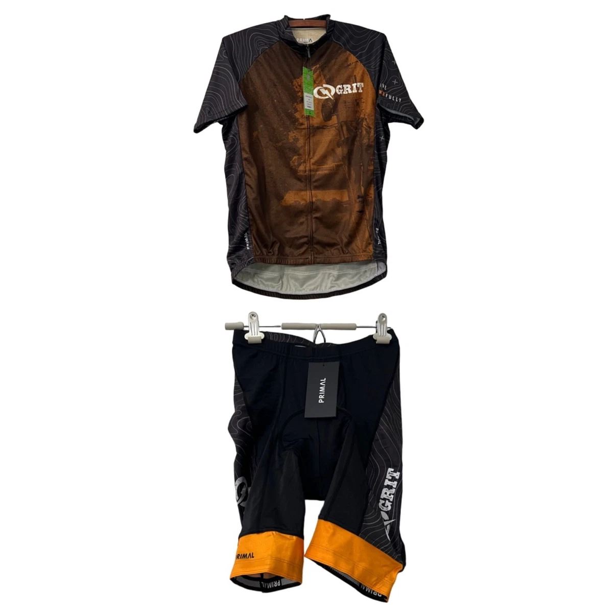 Cuissard Cyclisme PRIMAL WEAR – XS – Paddé – Multicolore (Rouge/Jaune/Noir) – Occasion