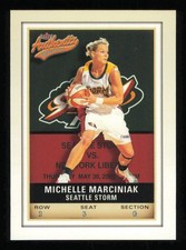 2002 Fleer Authentix WNBA #33 Michelle Marciniak  Basketball STORM NM-MT
