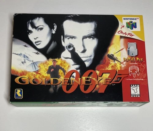 GoldenEye 007 N64 Complete in Box Authentic! Very Clean Copy. Look At pics!