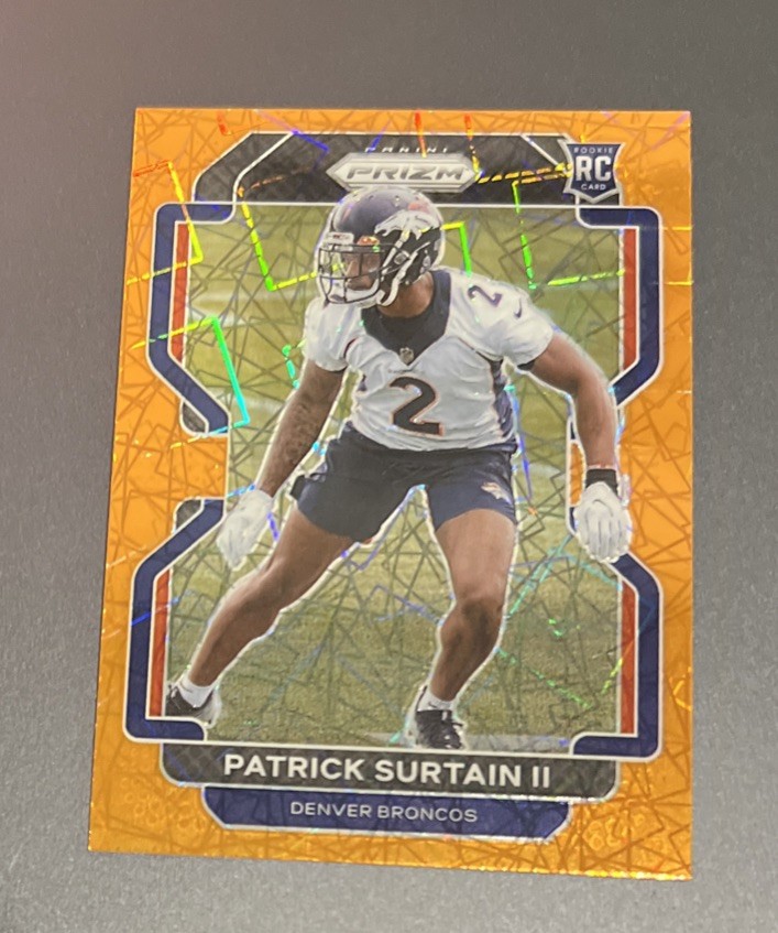 2021 Panini Prizm - Rookie Patrick Surtain II #374 Lazer Prizm (RC)