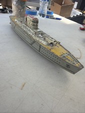 Vintage Marx USS Washington Battleship Tin Toy   