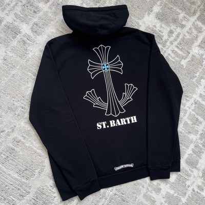 Chrome Hearts St Barths Cross Pullover Hoodie 