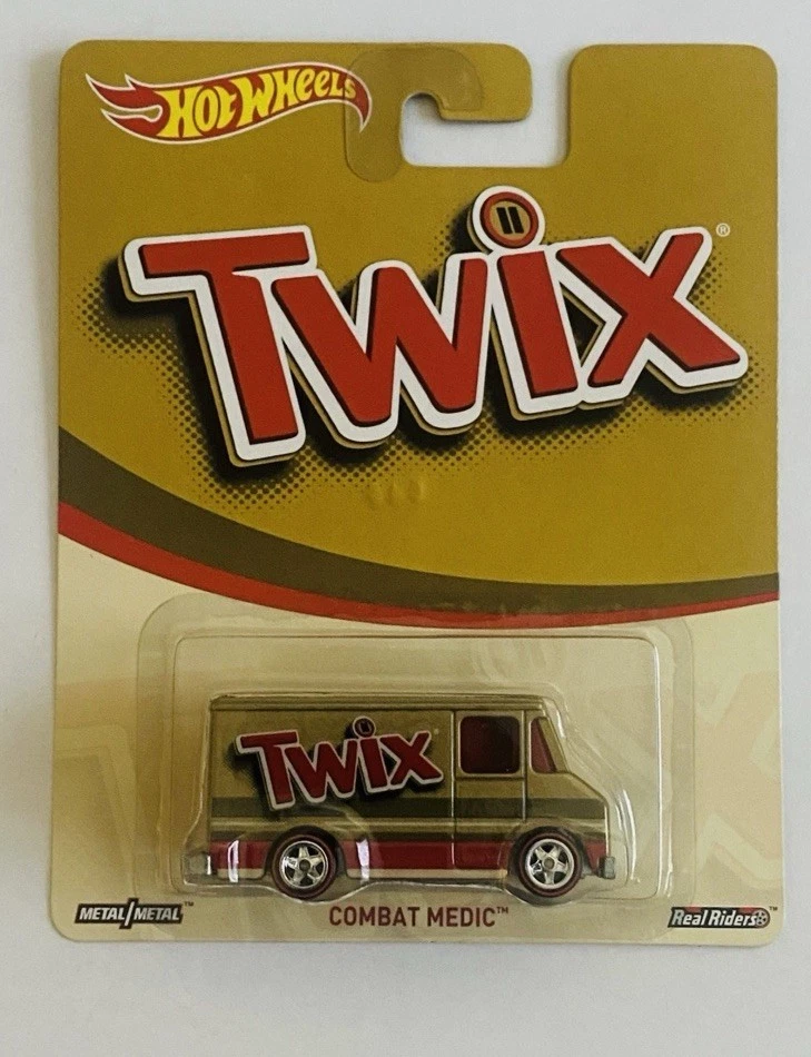 Hot Wheels 2014 M&M's Volkswagen VW Drag Bus Twix Set 2 Real Riders Pop Culture - Image 4 of 4