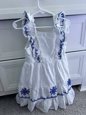 Girls Mango Linen Dress