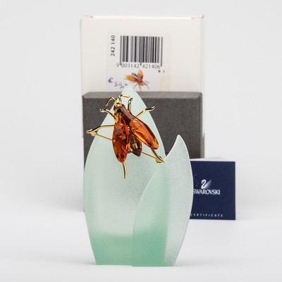 SWAROVSKI Crystal Paradise Bee Amaya Light Siam Small Brooch 242140