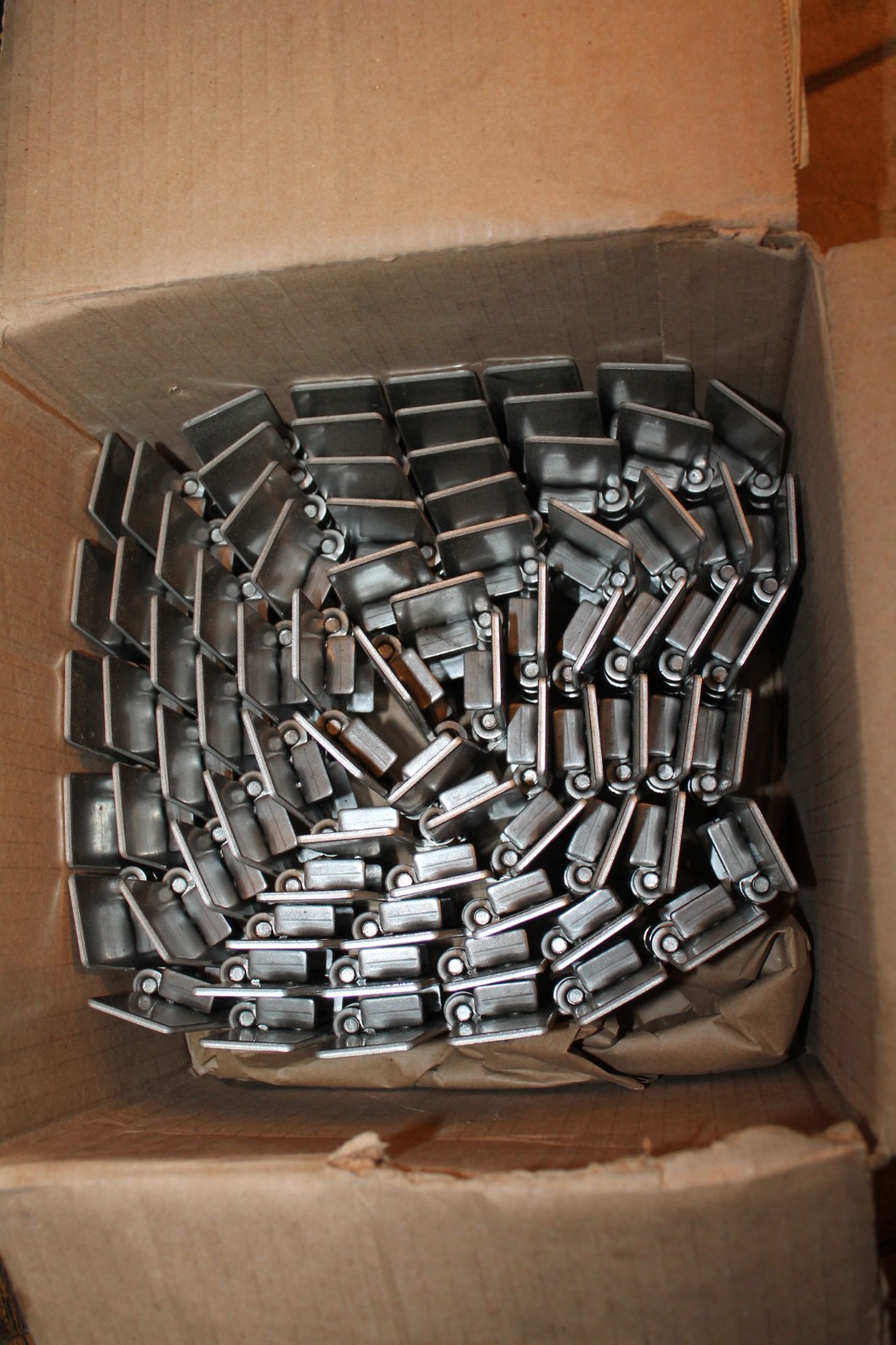Rexnord Rex Stainless Steel SS 881 TAB Flat Top Chain SS 881-K450 12' x 4.5"