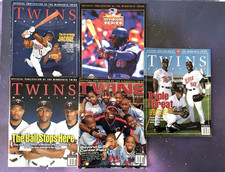 Minnesota Twins Torii Hunter Jacque Jones official magazine lot of 5 different