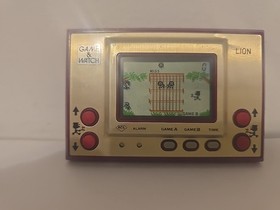 Nintendo Game & Watch Lion LN-08 Gold Very Good Condition *Working*