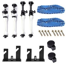 Photography Backdrop Double Roller Wall Mounting Manual Background Support Sy...