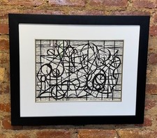 Lloyd Raymond Ney: Abstract, 1945 Ink on Paper