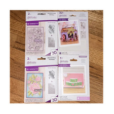 Crafter's Companion Gemini 3D Embossing Folder Die Lot Snowflakes