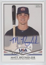 2011 Topps USA Baseball Team Auto Matt Reynolds #USA-A18 Auto 7k0