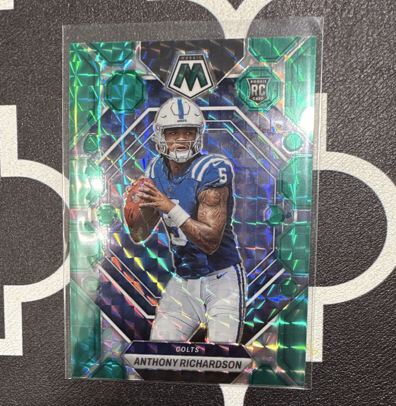 Panini 2023 Mosaic Rookies Anthony Richardson RC #282 Colts Green Mosaic Prizm